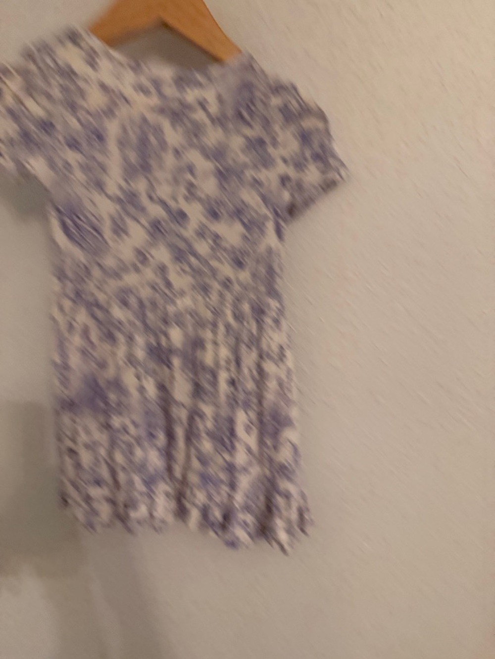 Posh Peanut Cream Dress with Lavender Storybook Print - Picture 3 of 3